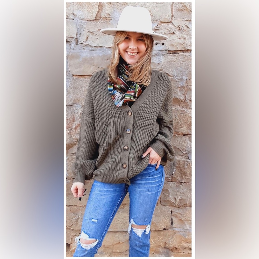 Mission Cardigan Olive